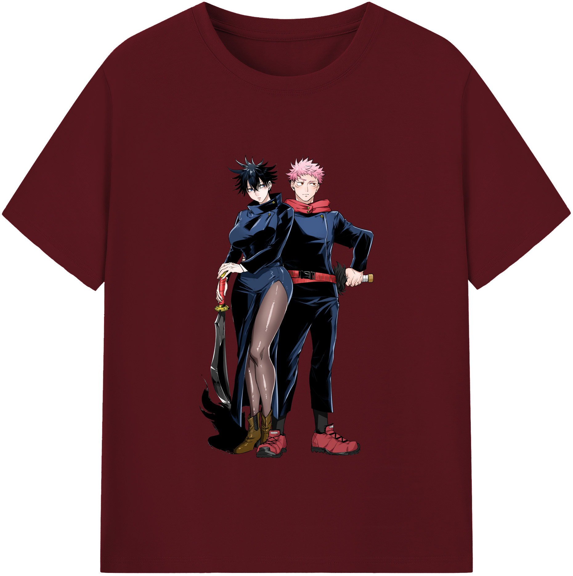 （画像用） 呪術廻戦 Jujutsu Kaisen 綿100％半袖Tシャツ（フロントプリント）